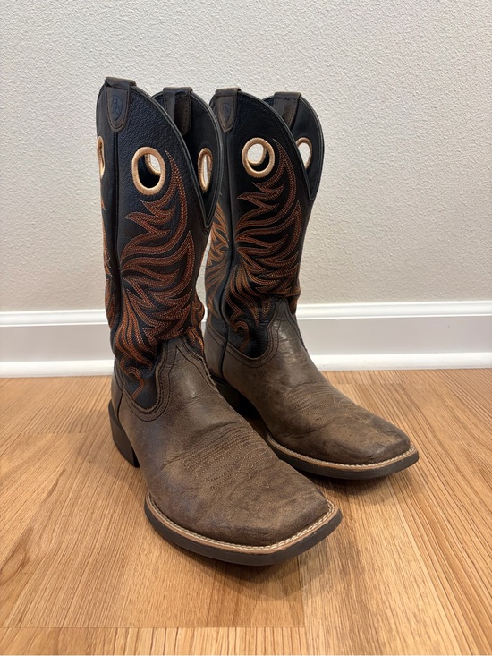 Ariat Other - Ariat Brown Foot with Black Shaft Western Cowboy Boots